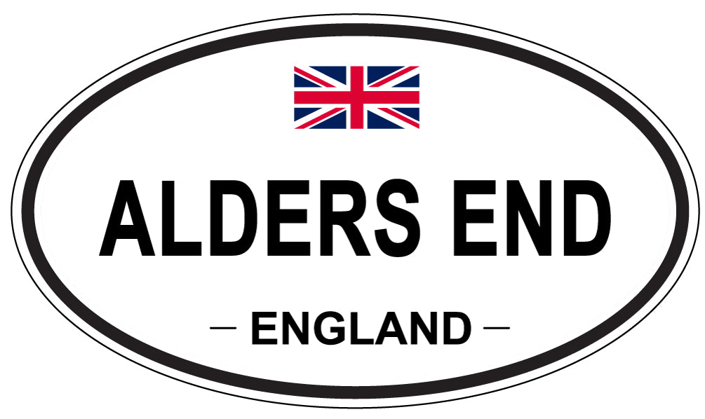 ALDERS END - Oval Sticker