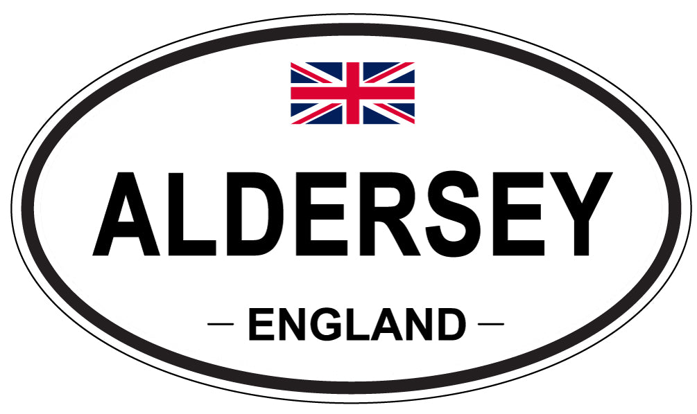 ALDERSEY - Oval Sticker