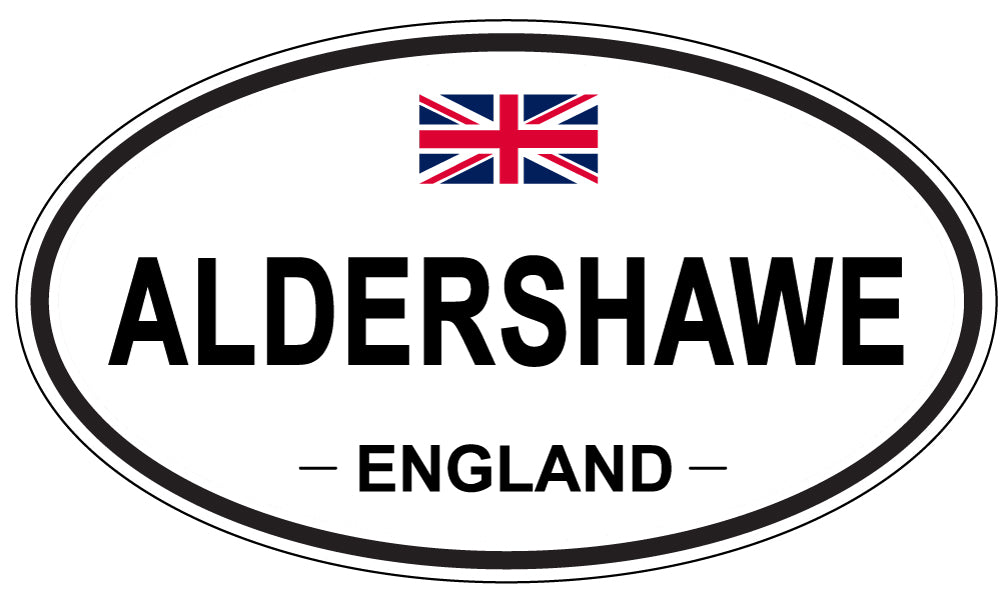 ALDERSHAWE - Oval Sticker