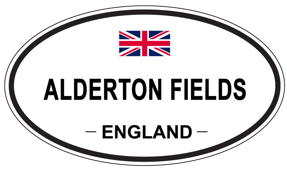 ALDERTON FIELDS - Oval Sticker