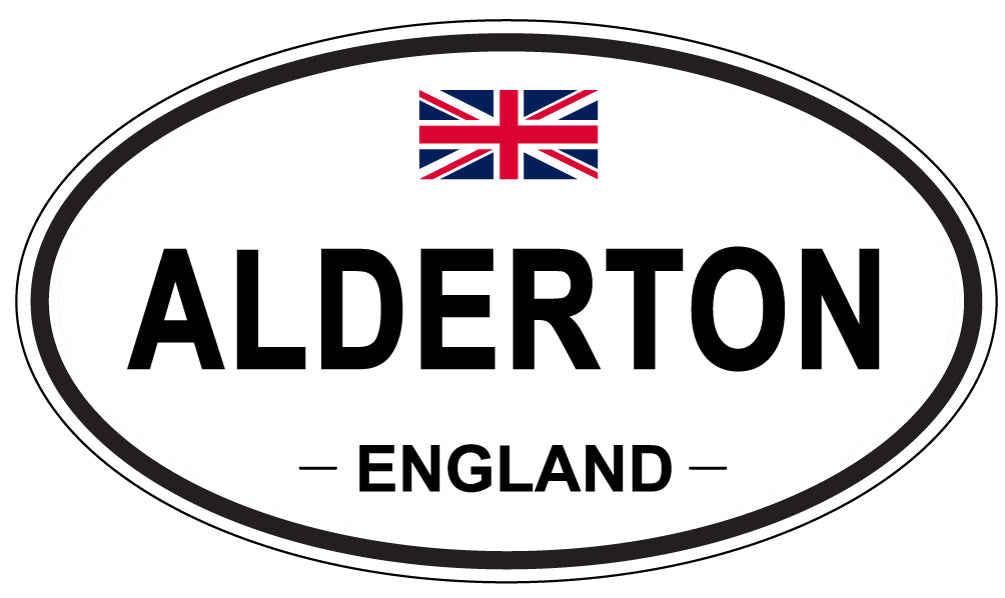 ALDERTON, England - Oval Magnet