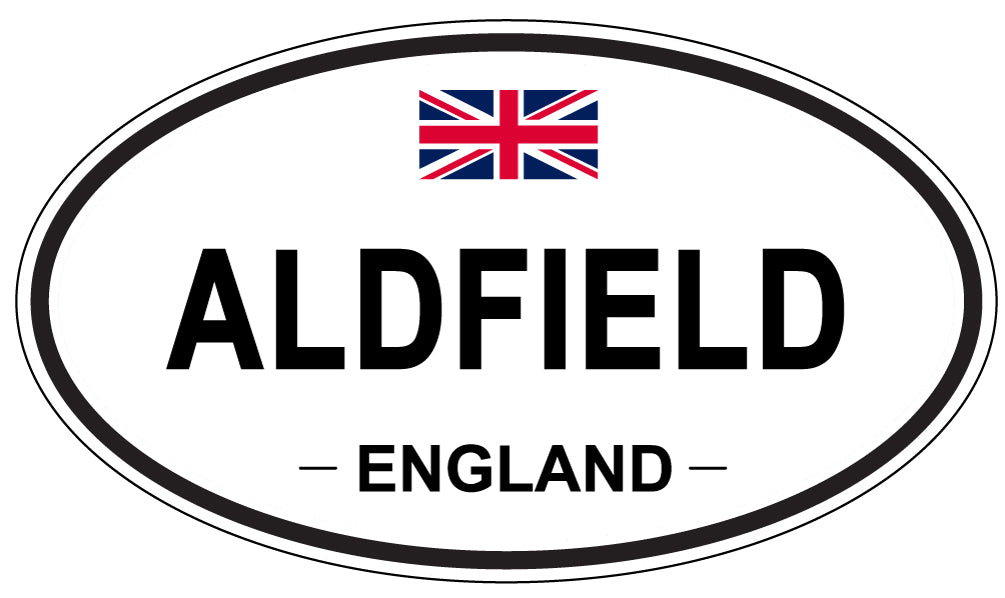 ALDFIELD - Oval Sticker