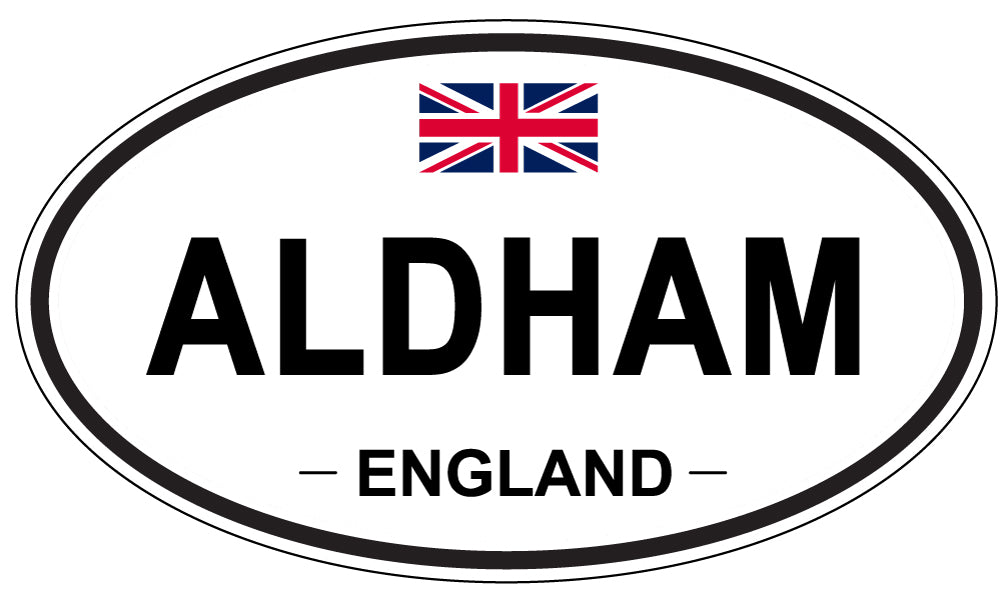 ALDHAM - Oval Sticker