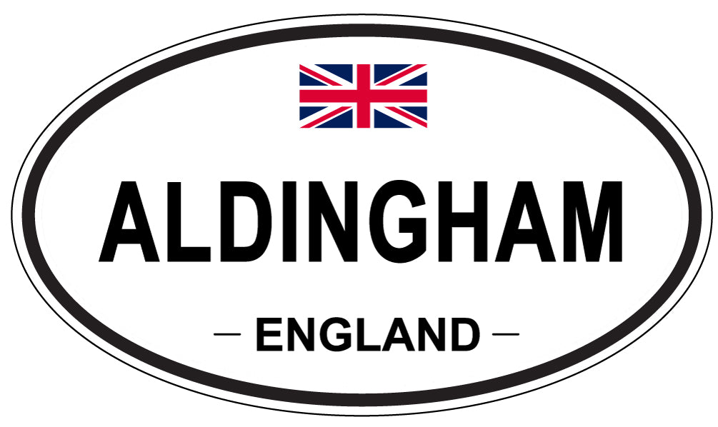 ALDINGHAM - Oval Sticker