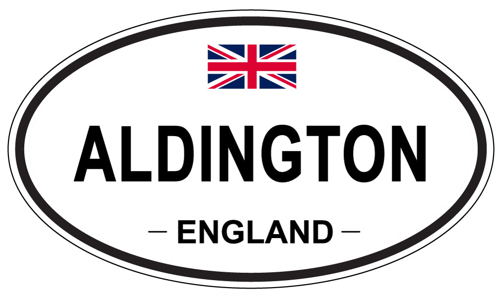 ALDINGTON - Oval Sticker