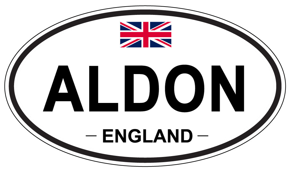 ALDON - Oval Sticker