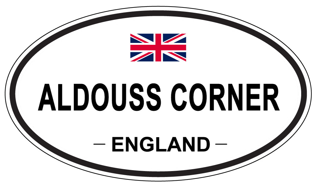 ALDOUSS CORNER - Oval Sticker