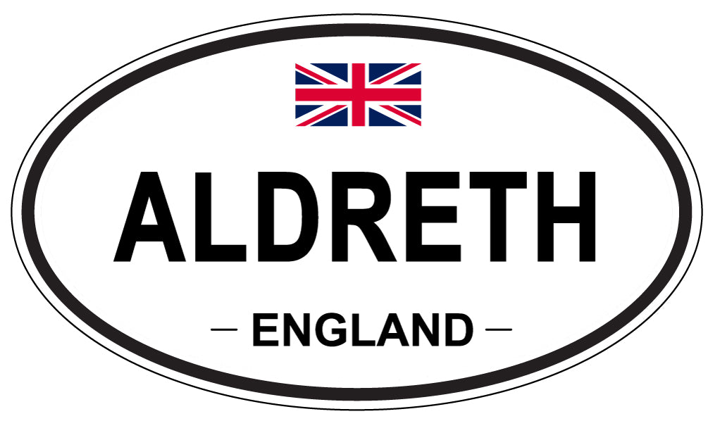ALDRETH - Oval Sticker