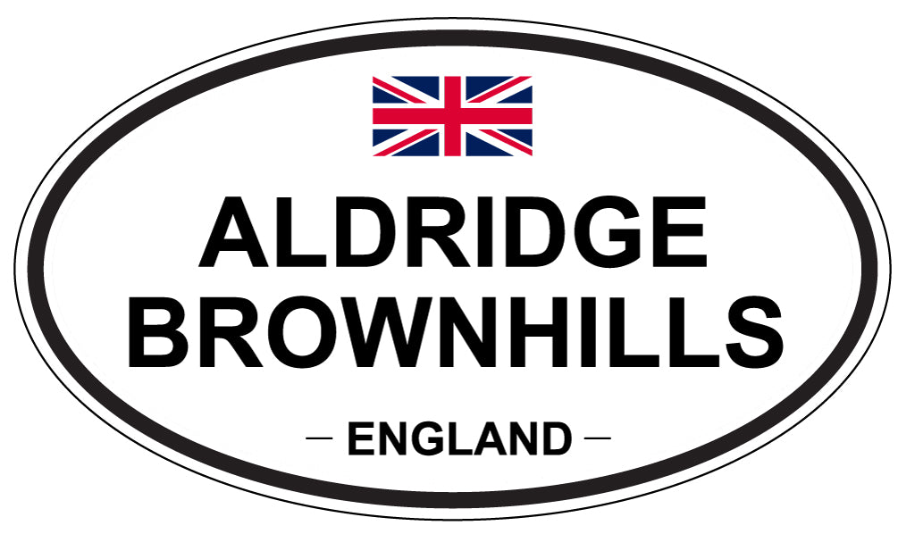 ALDRIDGE BROWNHILLS - Oval Sticker