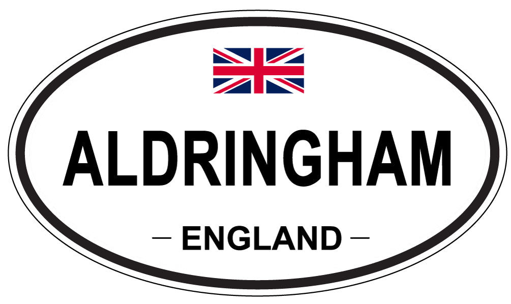 ALDRINGHAM - Oval Sticker