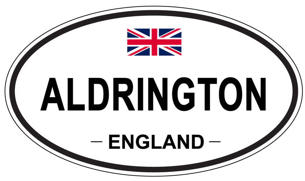 ALDRINGTON - Oval Sticker