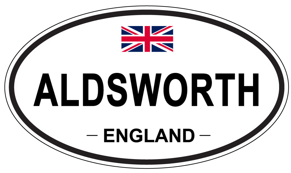 ALDSWORTH - Oval Sticker