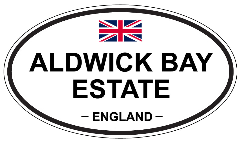 ALDWICK BAY ESTATE - Oval Sticker