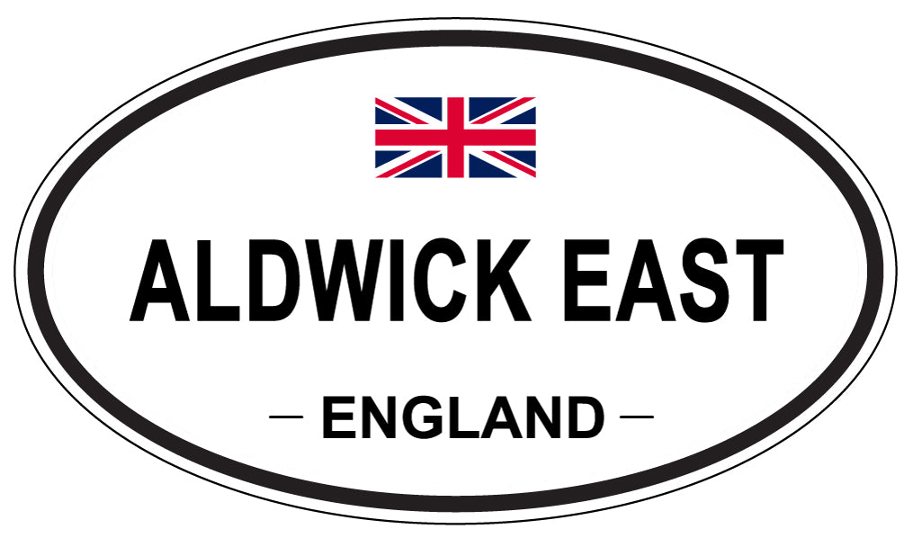 ALDWICK EAST - Oval Sticker