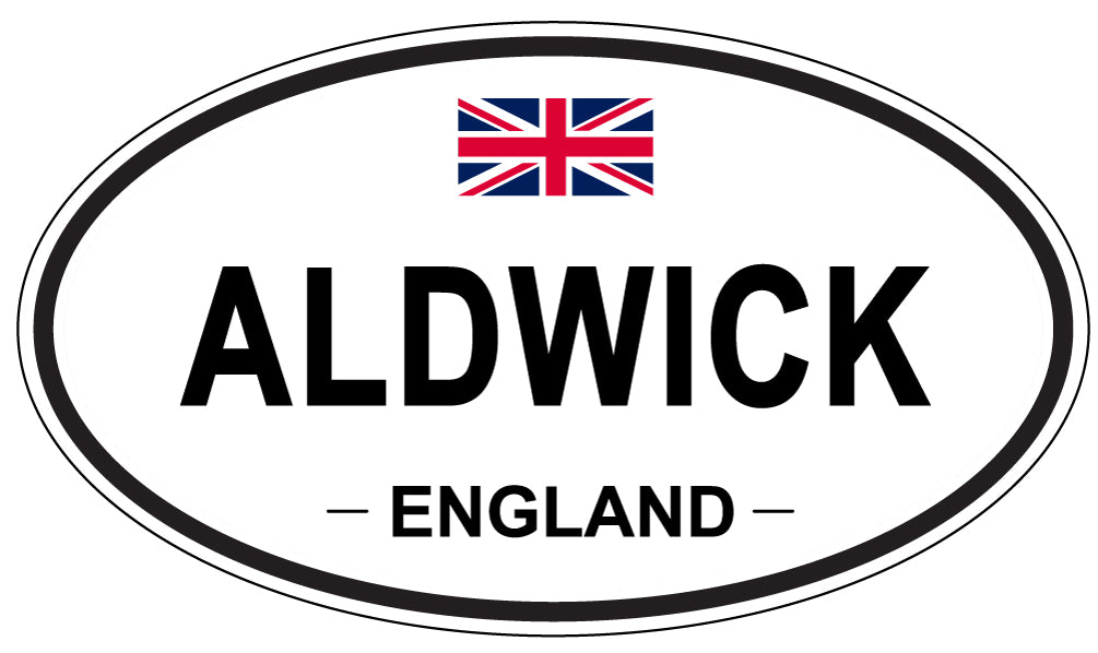 ALDWICK - Oval Sticker