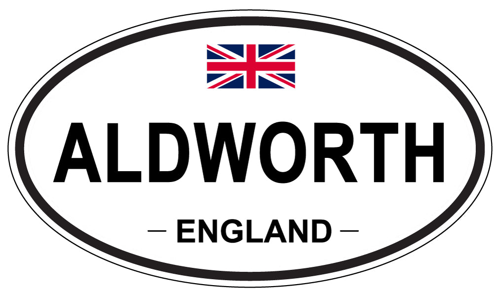 ALDWORTH, England - Oval Magnet