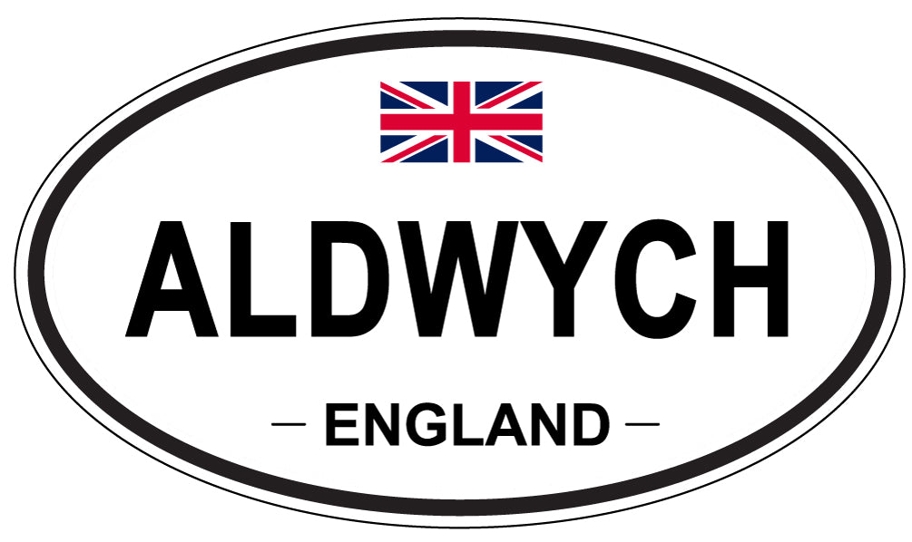ALDWYCH - Oval Sticker