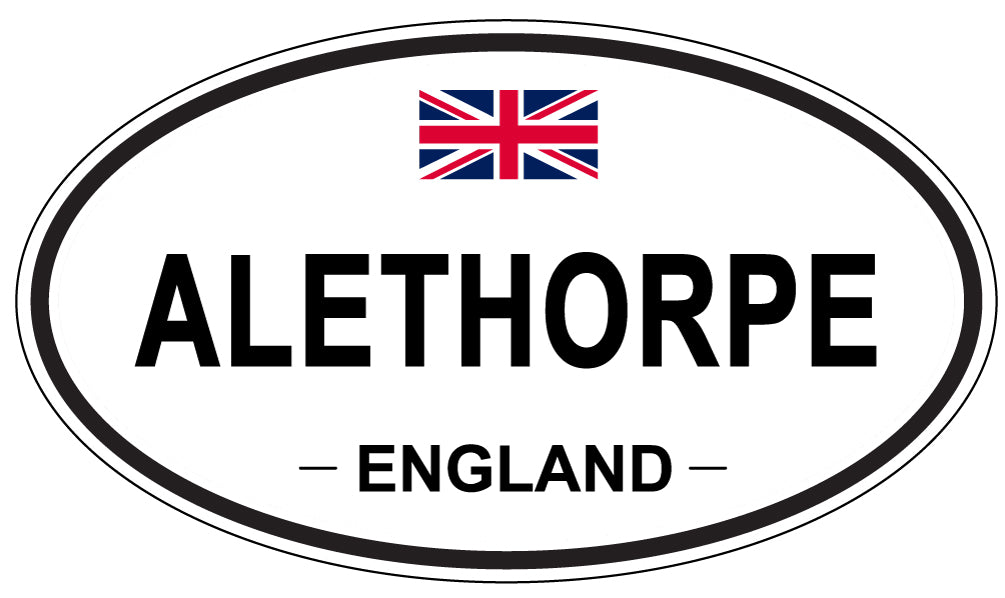 ALETHORPE - Oval Sticker