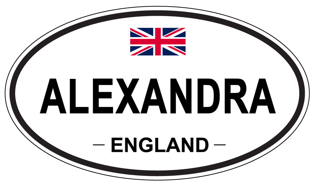 ALEXANDRA, England - Oval Magnet