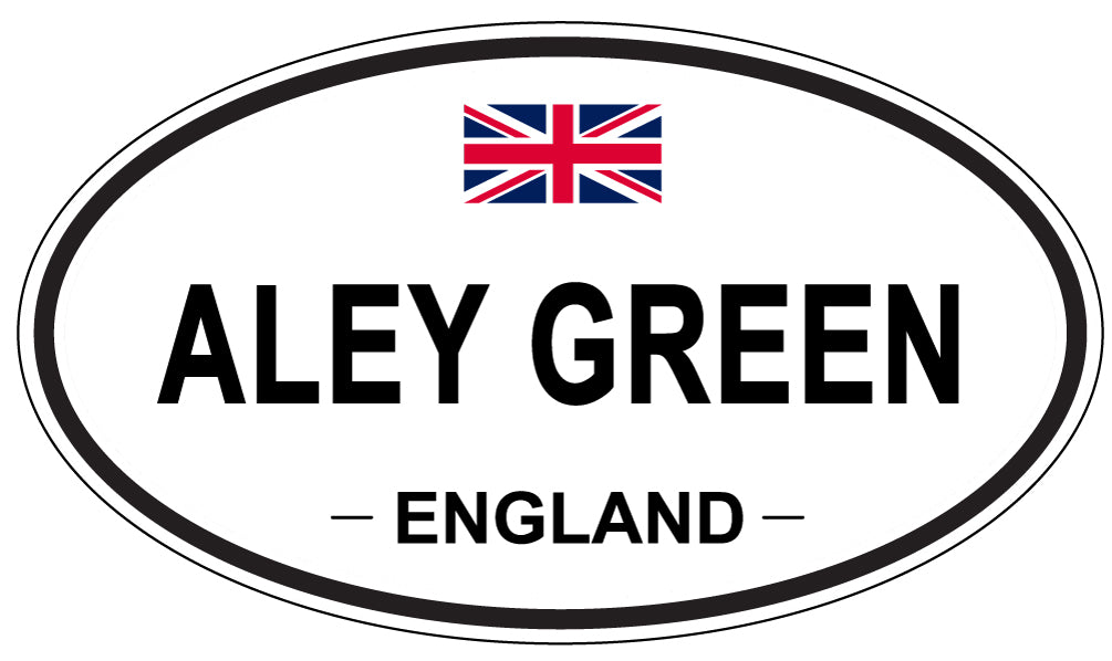 ALEY GREEN - Oval Sticker