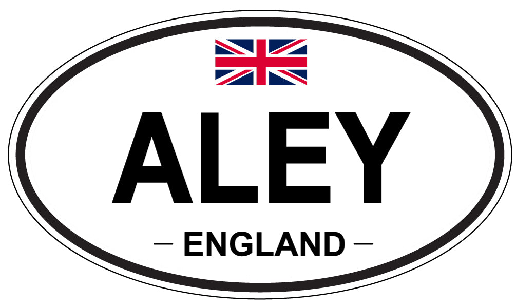 ALEY, England - Oval Magnet