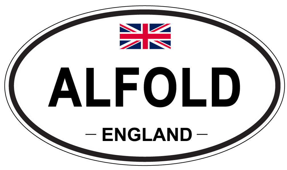 ALFOLD - Oval Sticker