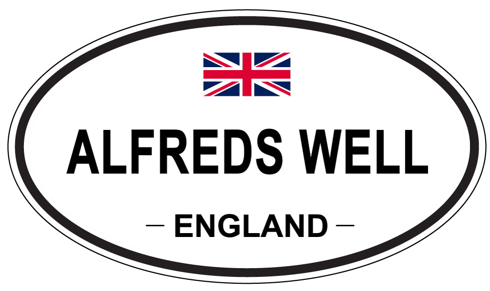 ALFREDS WELL - Oval Sticker