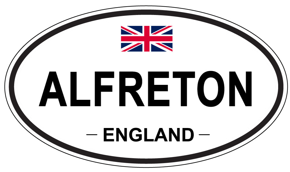 ALFRETON - Oval Sticker