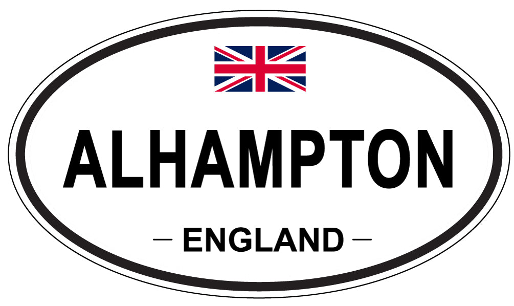 ALHAMPTON - Oval Sticker