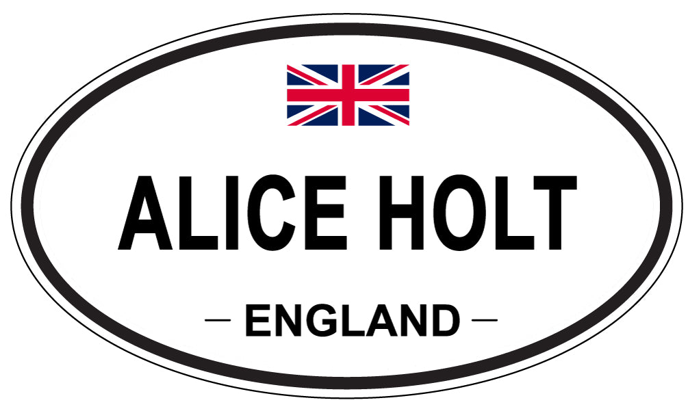 ALICE HOLT - Oval Sticker