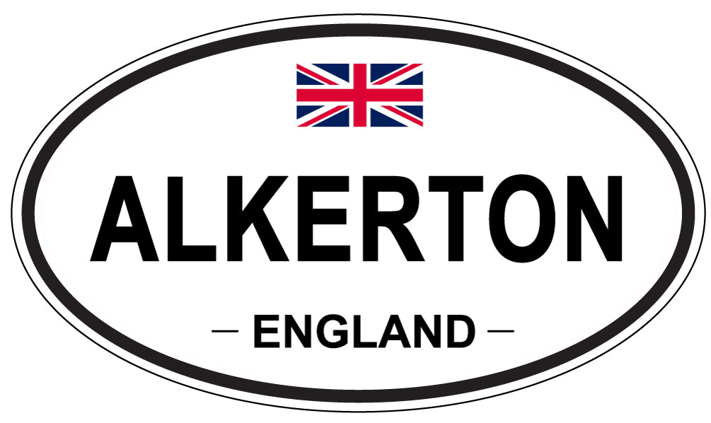 ALKERTON - Oval Sticker