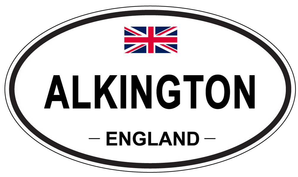 ALKINGTON - Oval Sticker
