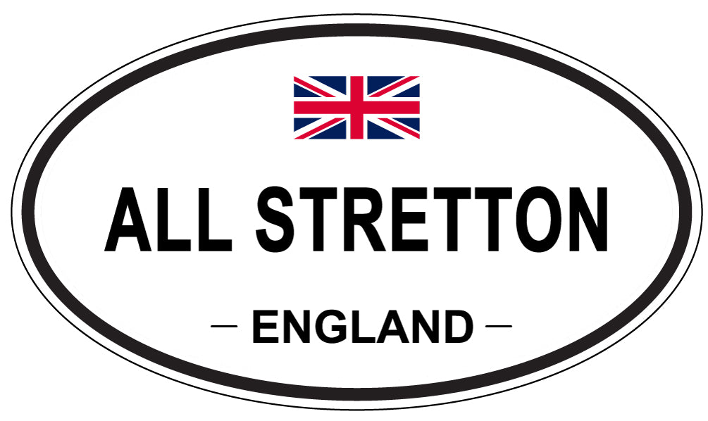 ALL STRETTON - Oval Sticker