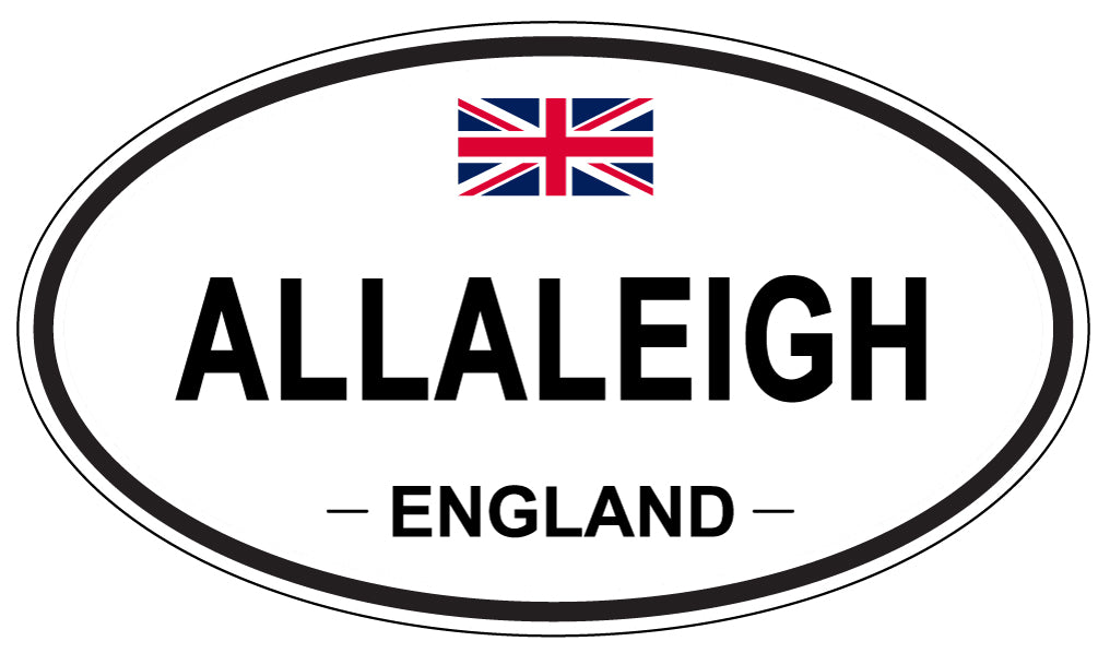 ALLALEIGH - Oval Sticker
