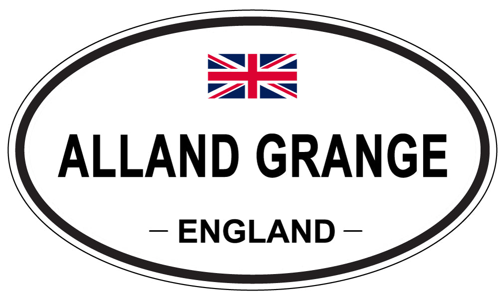 ALLAND GRANGE - Oval Sticker