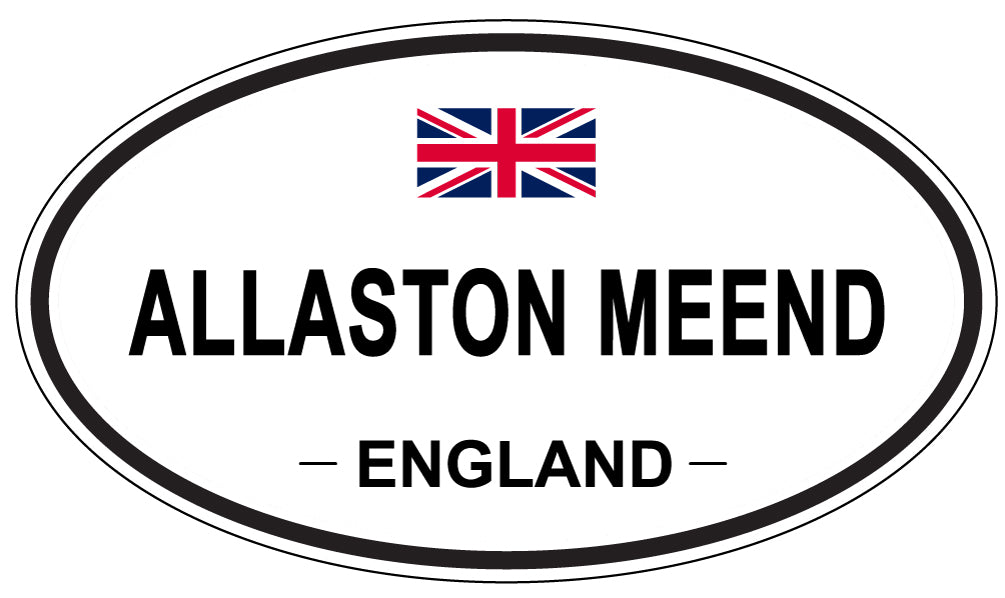 ALLASTON MEEND - Oval Sticker