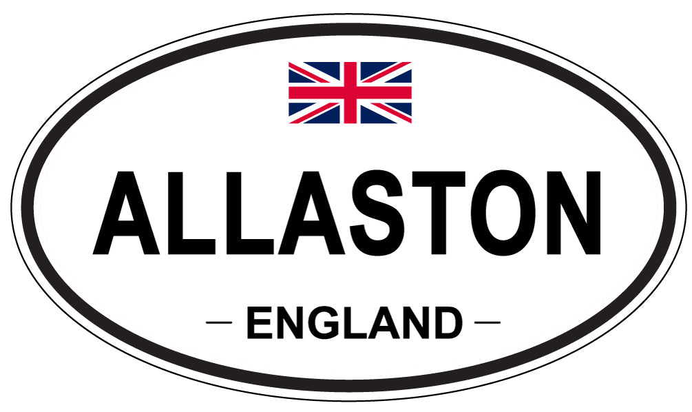ALLASTON - Oval Sticker