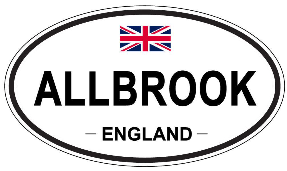 ALLBROOK - Oval Sticker