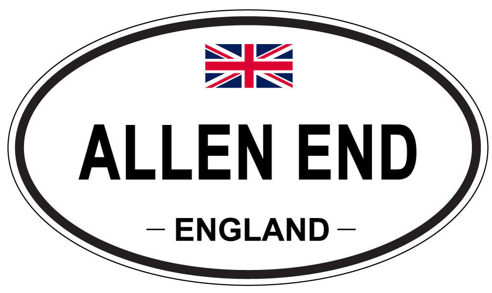 ALLEN END - Oval Sticker