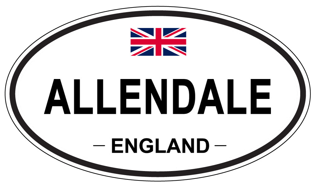 ALLENDALE - Oval Sticker