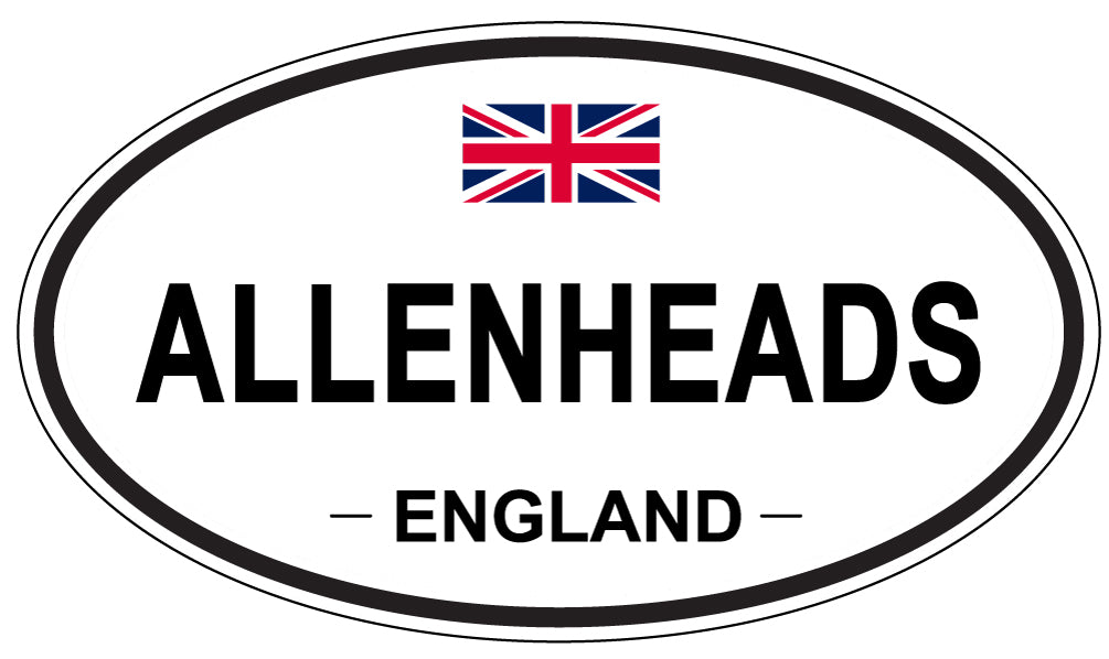 ALLENHEADS - Oval Sticker