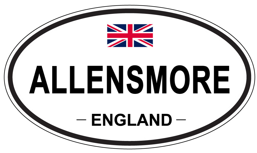 ALLENSMORE - Oval Sticker