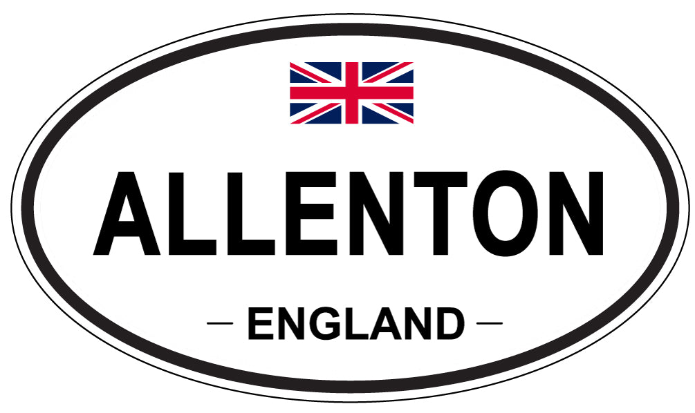 ALLENTON - Oval Sticker