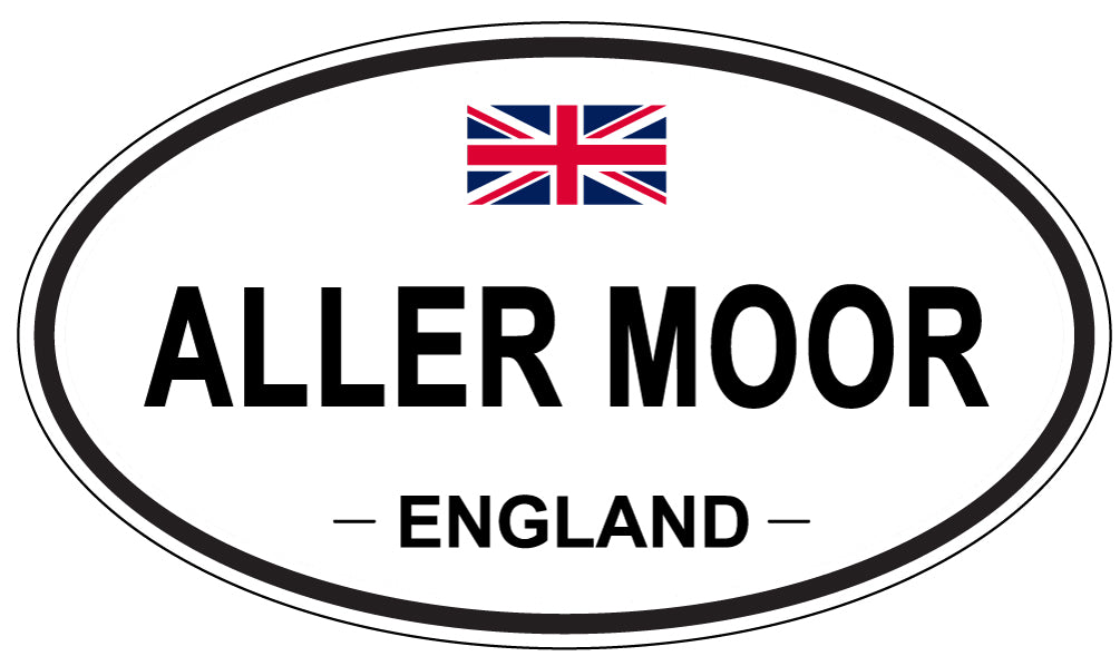 ALLER MOOR - Oval Sticker