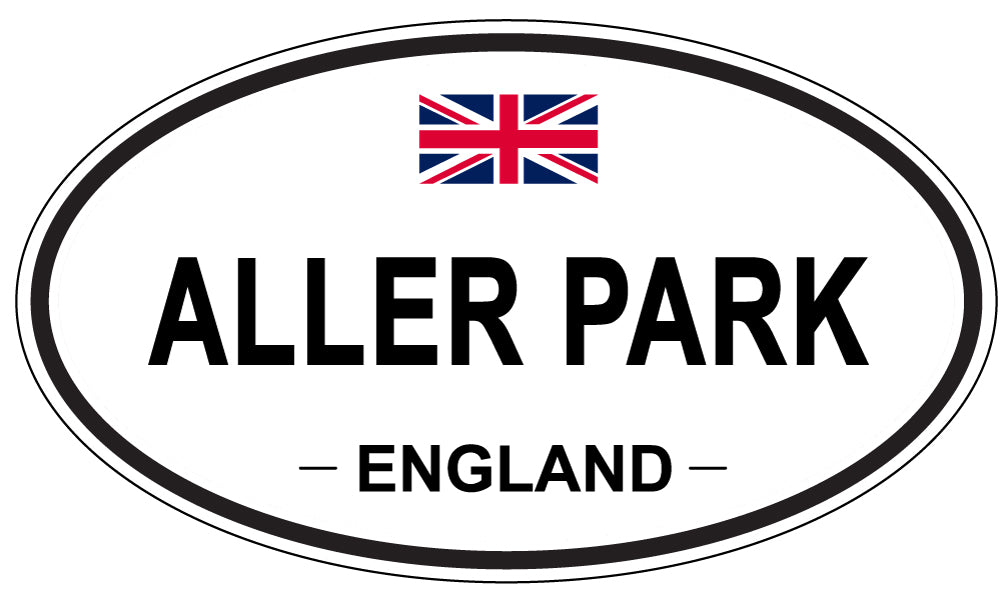 ALLER PARK - Oval Sticker