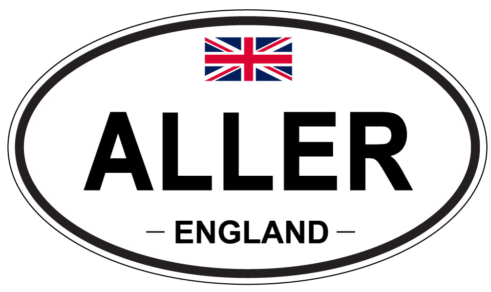 ALLER, England - Oval Magnet