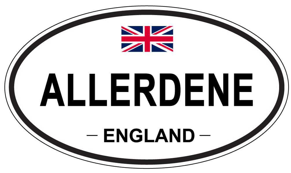 ALLERDENE - Oval Sticker