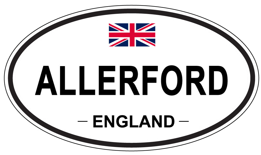 ALLERFORD - Oval Sticker