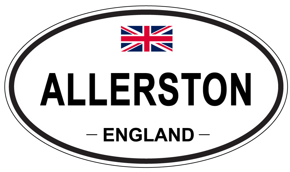 ALLERSTON - Oval Sticker