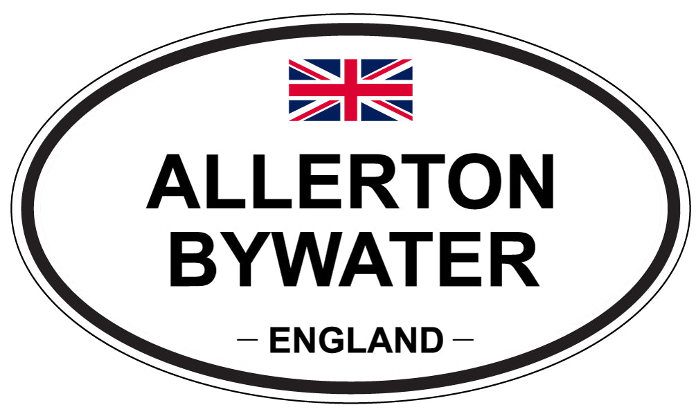 ALLERTON BYWATER - Oval Sticker